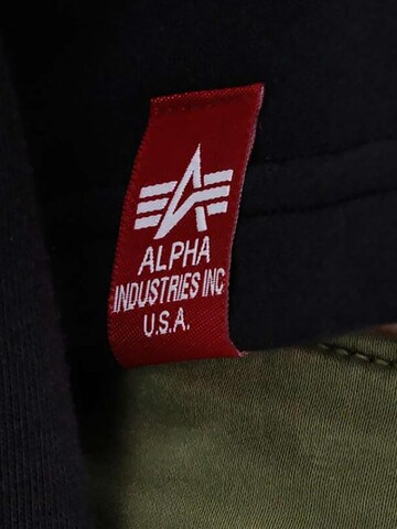 ALPHA INDUSTRIES Sweatshirt 'Crystal COS' in Black