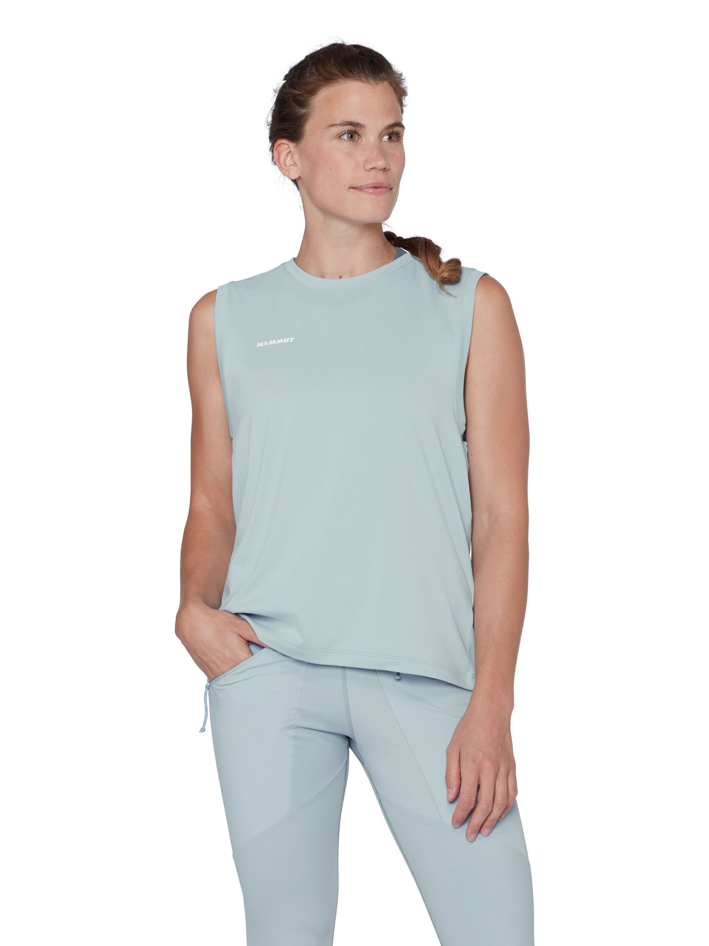 MAMMUT Top in Blau: Vorderseite