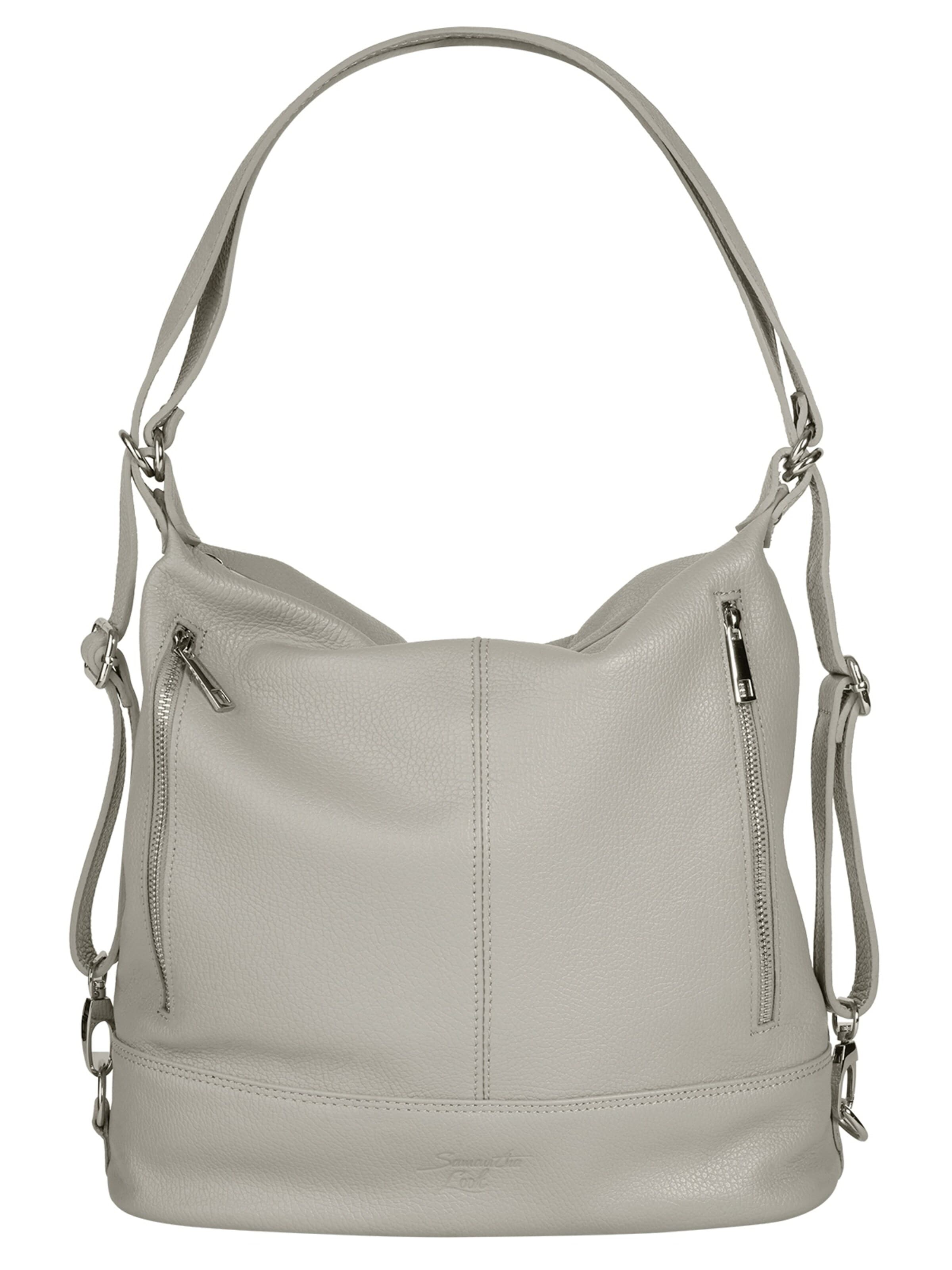 Samantha Look Backpack in Grey: front
