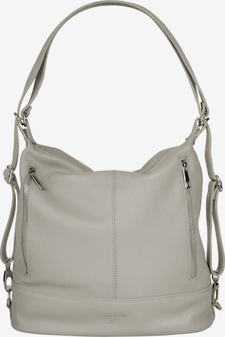 Samantha Look Backpack in Grey: front