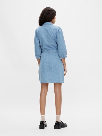 Robe-chemise 'Norma' OBJECT en bleu