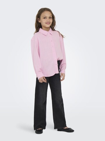 ONLY GIRLS Blouse 'KOGSiesta' in Roze