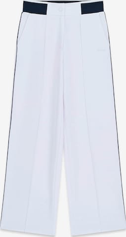 GUESS Wide leg Pants in White: front