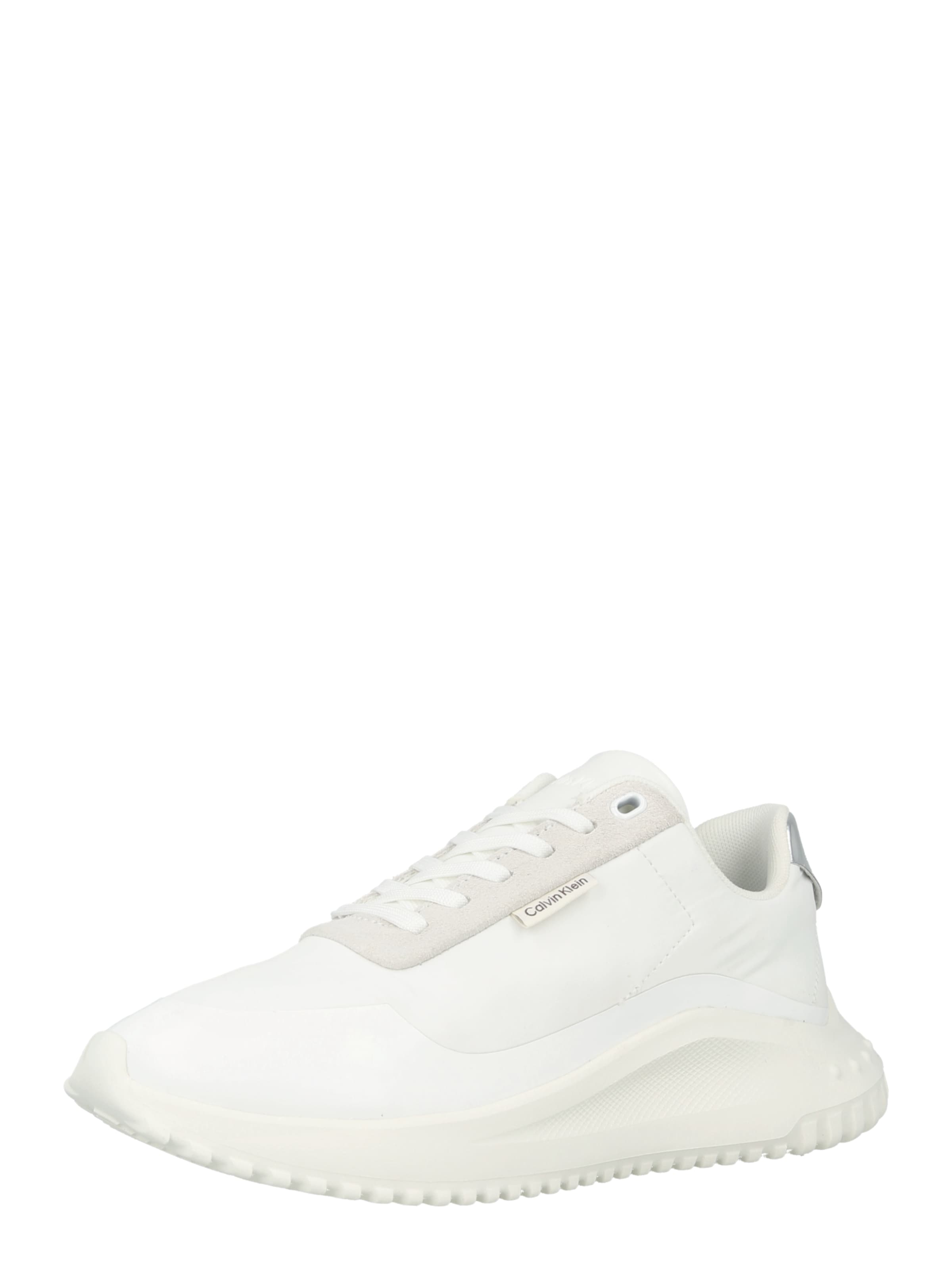 Baskets basses Calvin Klein en blanc : devant