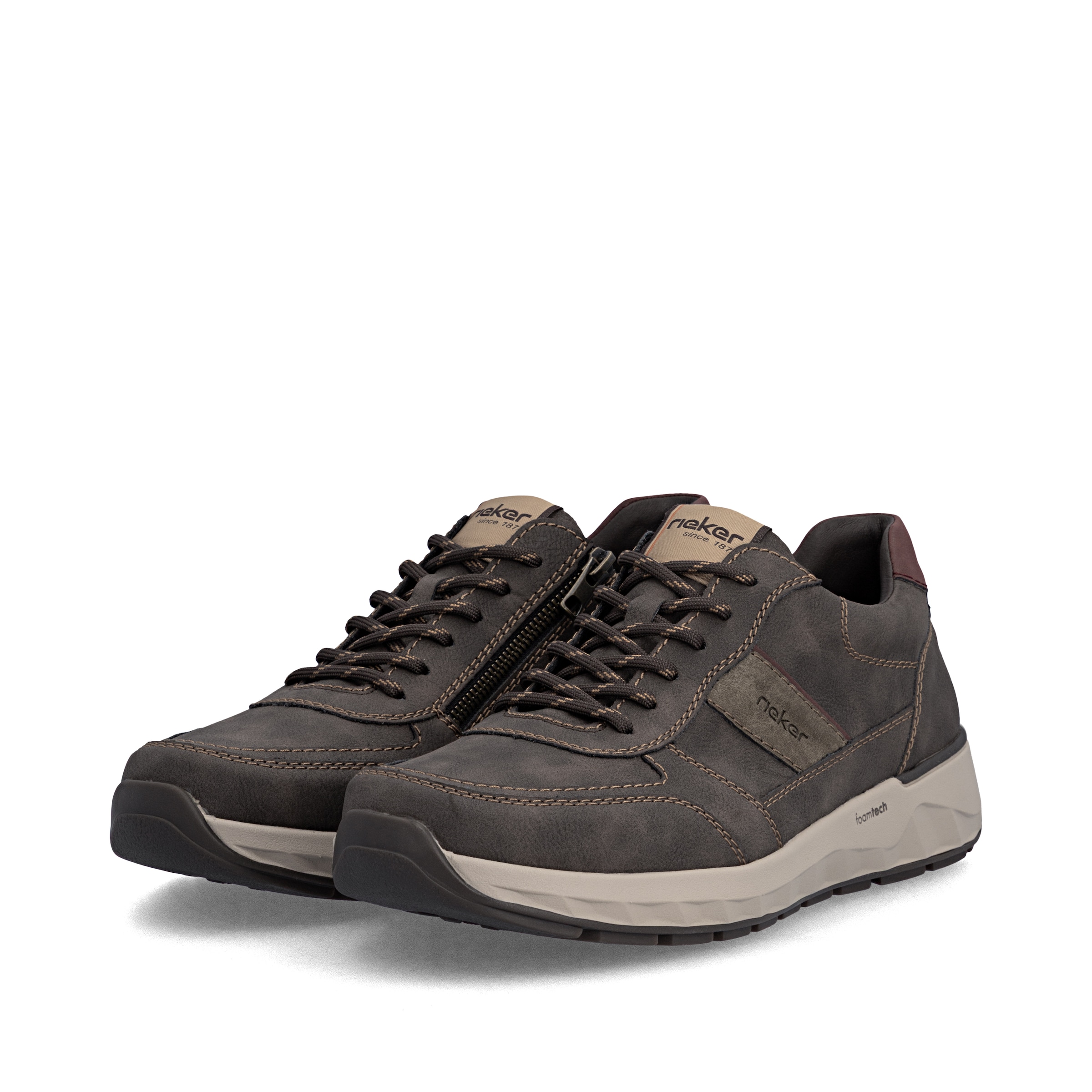 Baskets basses Rieker en marron