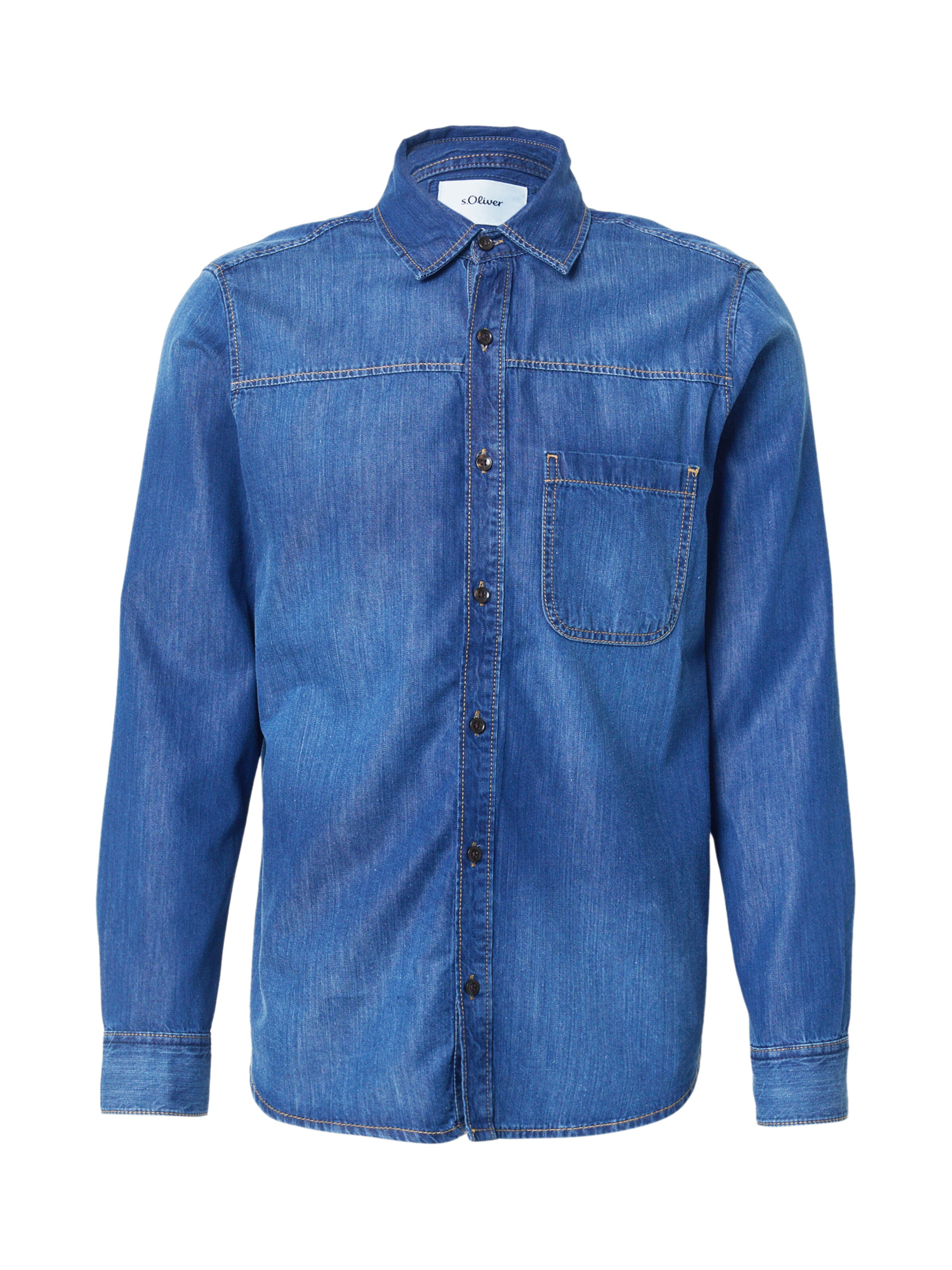s.Oliver Regular Fit Paita värissä sininen: etupuoli