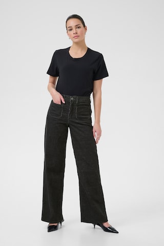 Kaffe Regular Hose in Schwarz