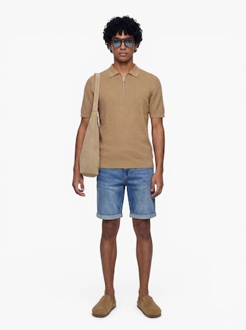 Only & Sons Normální Džíny 'ONSPLY' – modrá