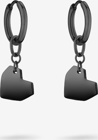 Liebeskind Berlin Ohrringe in Schwarz: Vorderseite