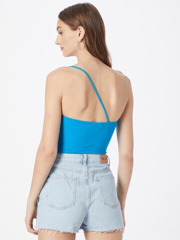 Motel Shirt Bodysuit 'Cabrie' in Blue