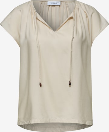 Street One Studio Blouse in Beige: front