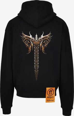 Forgotten Faces Sweatshirt 'Chrome Wings' in Black