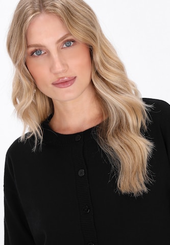 Cardigan DreiMaster Klassik en noir