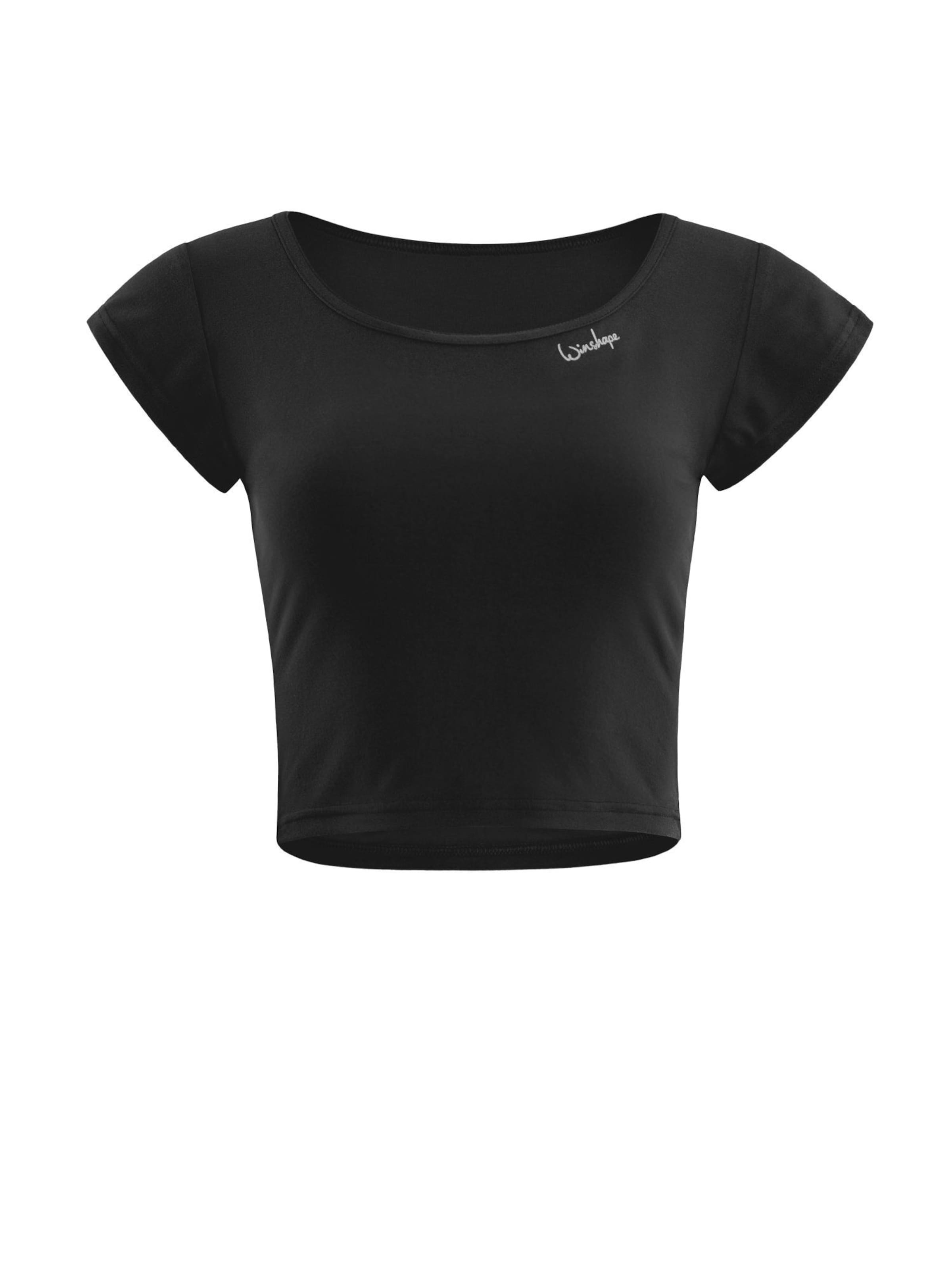 Winshape Λειτουργικό μπλουζάκι ' AET137LS ' σε μαύρο: μπροστά