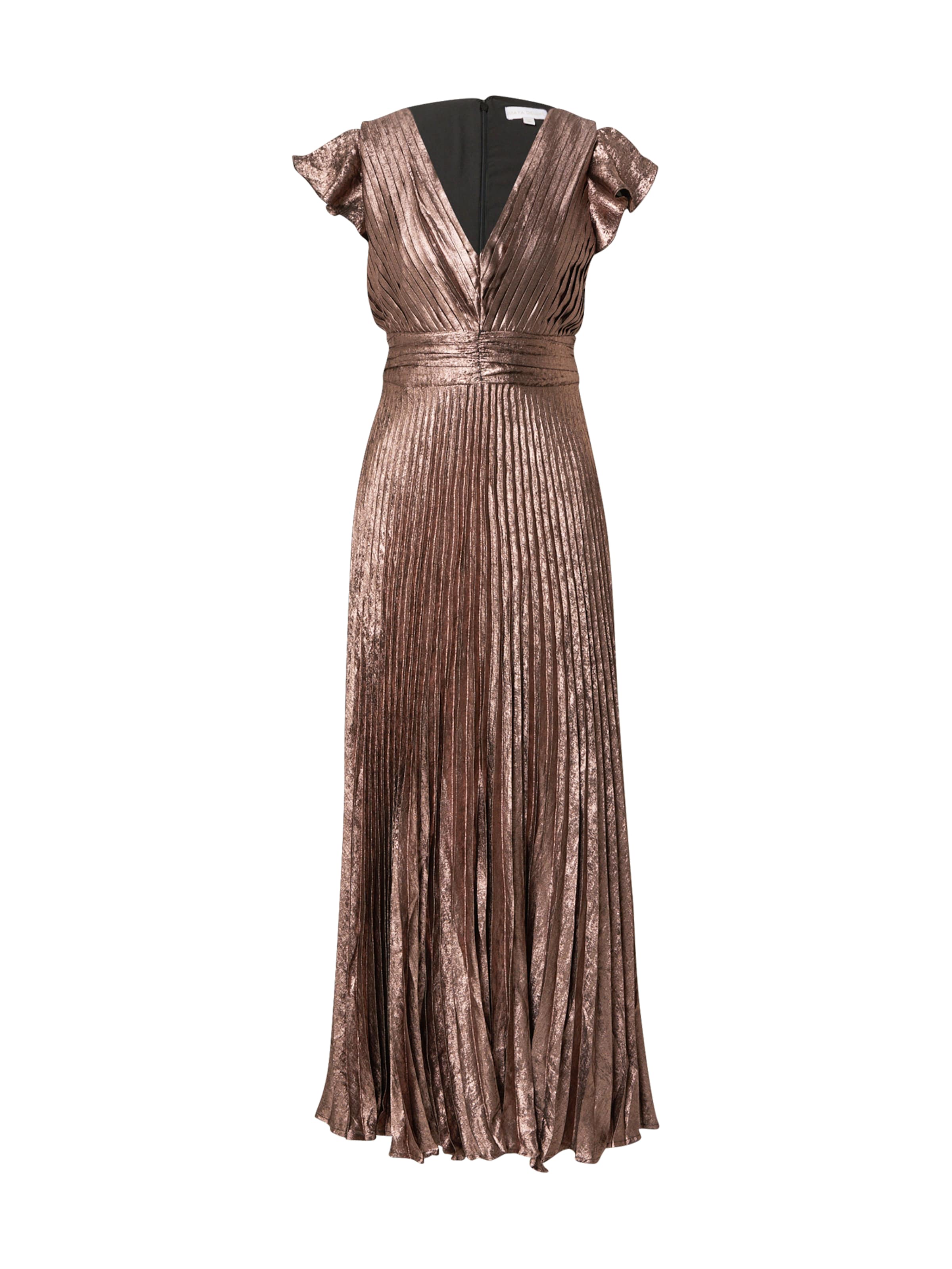 Maya Deluxe Evening dress in Gold: front