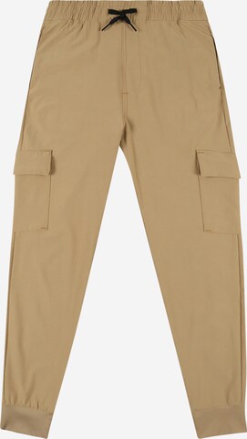 Effilé Pantalon 'JAN2' Abercrombie & Fitch en beige : devant