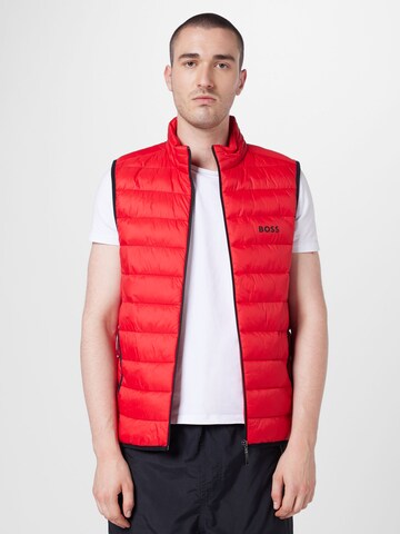 BOSS Bodywarmer 'Thor' in Rood: voorkant