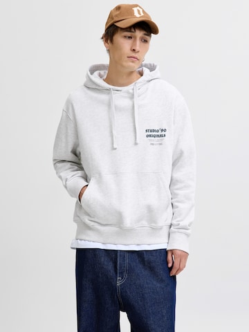 JACK & JONES Sweatshirt 'JORMEADOWS' i hvid