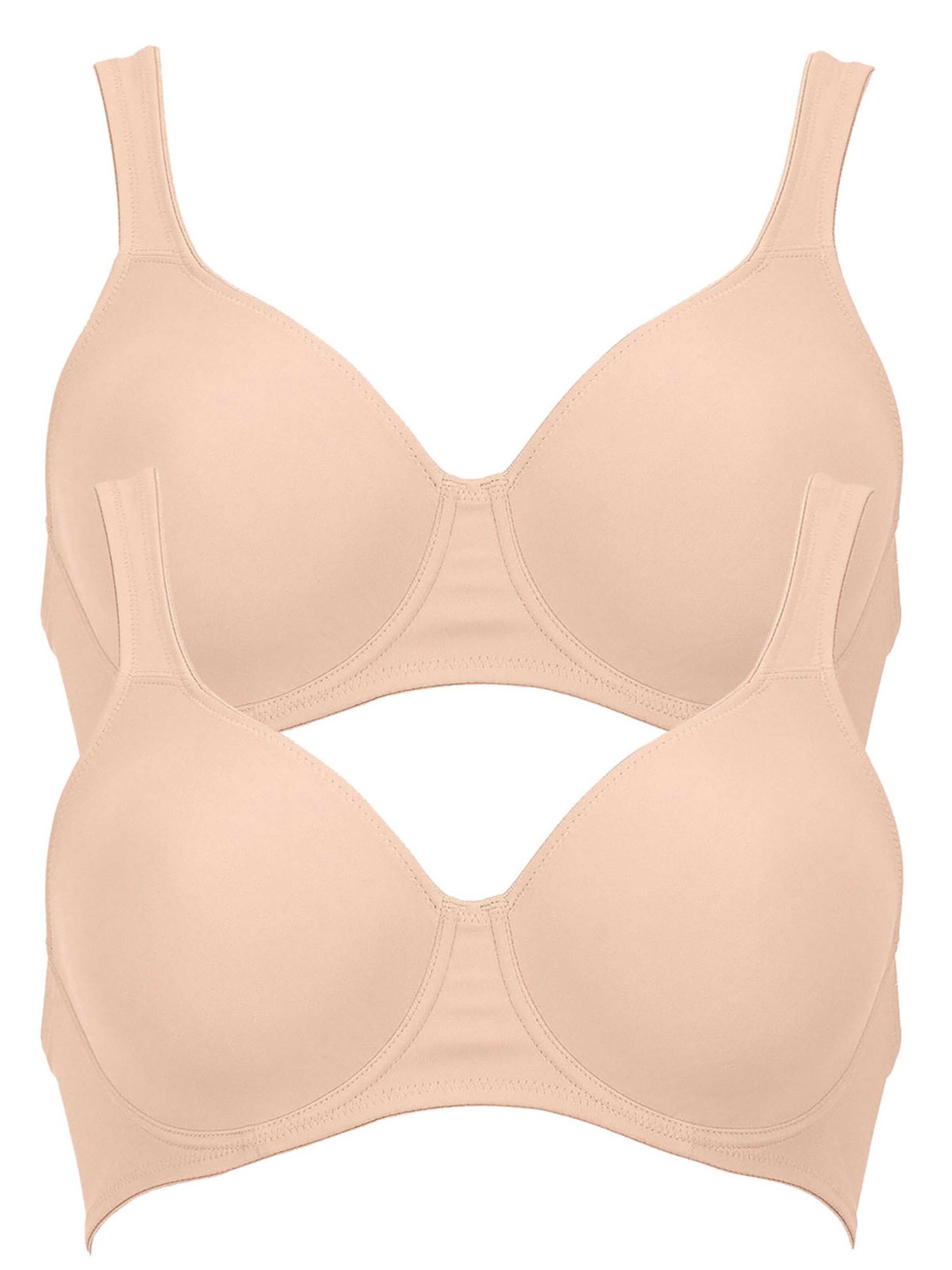 ANITA Minimizer BH 'Twin'‌‌‌‌ in Beige: Vorderseite