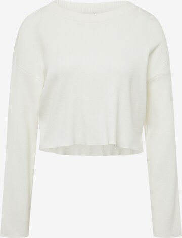 Mavi Sweater in White: front