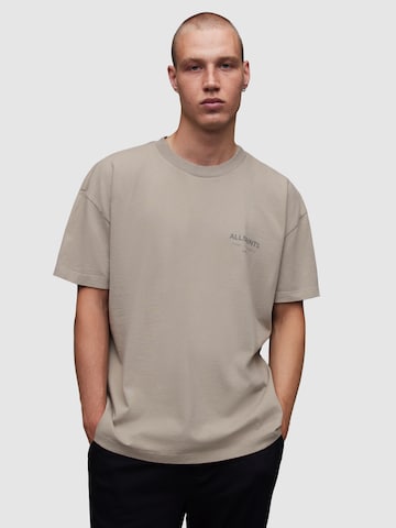 AllSaints - Camiseta 'Underground' en gris: frente