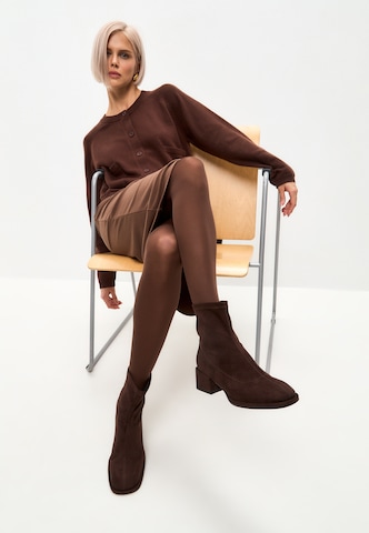 CESARE GASPARI Ankle Boots in Braun: Vorderseite