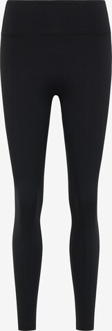 myMo ATHLSR Skinny Workout Pants in Black: front
