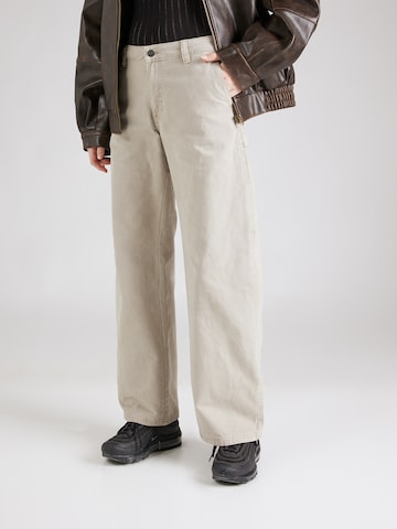 WEEKDAY - Loosefit Pantalón 'Jamie' en beige: frente