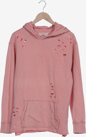 HOLLISTER Sweatshirt & Zip-Up Hoodie in L in Pink: front