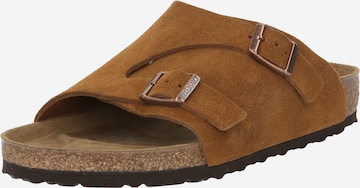 BIRKENSTOCK Pantolette 'Zürich' in Braun: predná strana