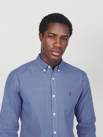 Coupe regular Chemise Next en bleu