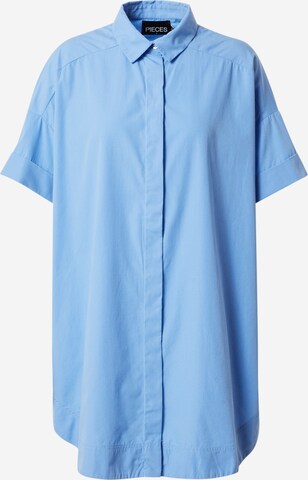 PIECES - Blusa 'ALLU' em azul: frente