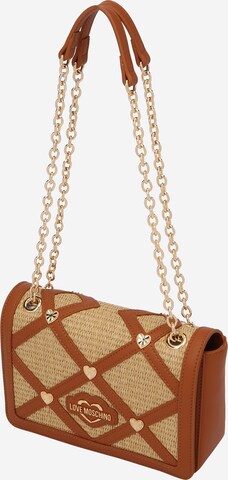 Love Moschino Skuldertaske i beige