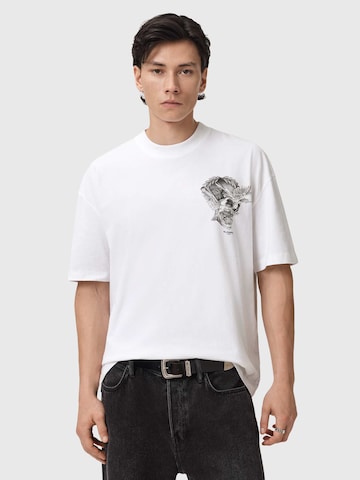 AllSaints Μπλουζάκι 'MYSTERIES' σε λευκό