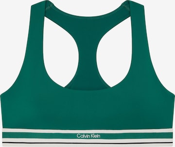 Soutien-gorge de sport Calvin Klein Sport en vert : devant