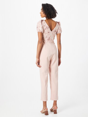 Chi Chi London Jumpsuit in Roze