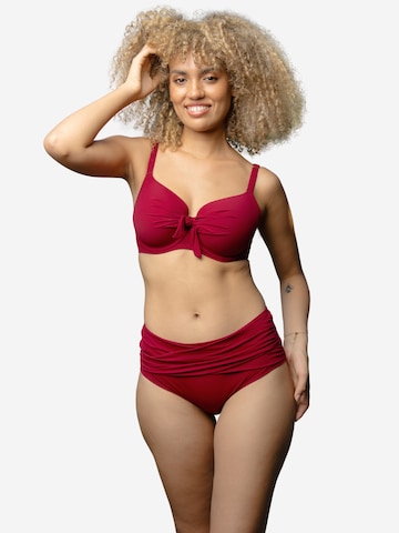 SugarShape Bikini Bottoms 'Valencia' in Red: front