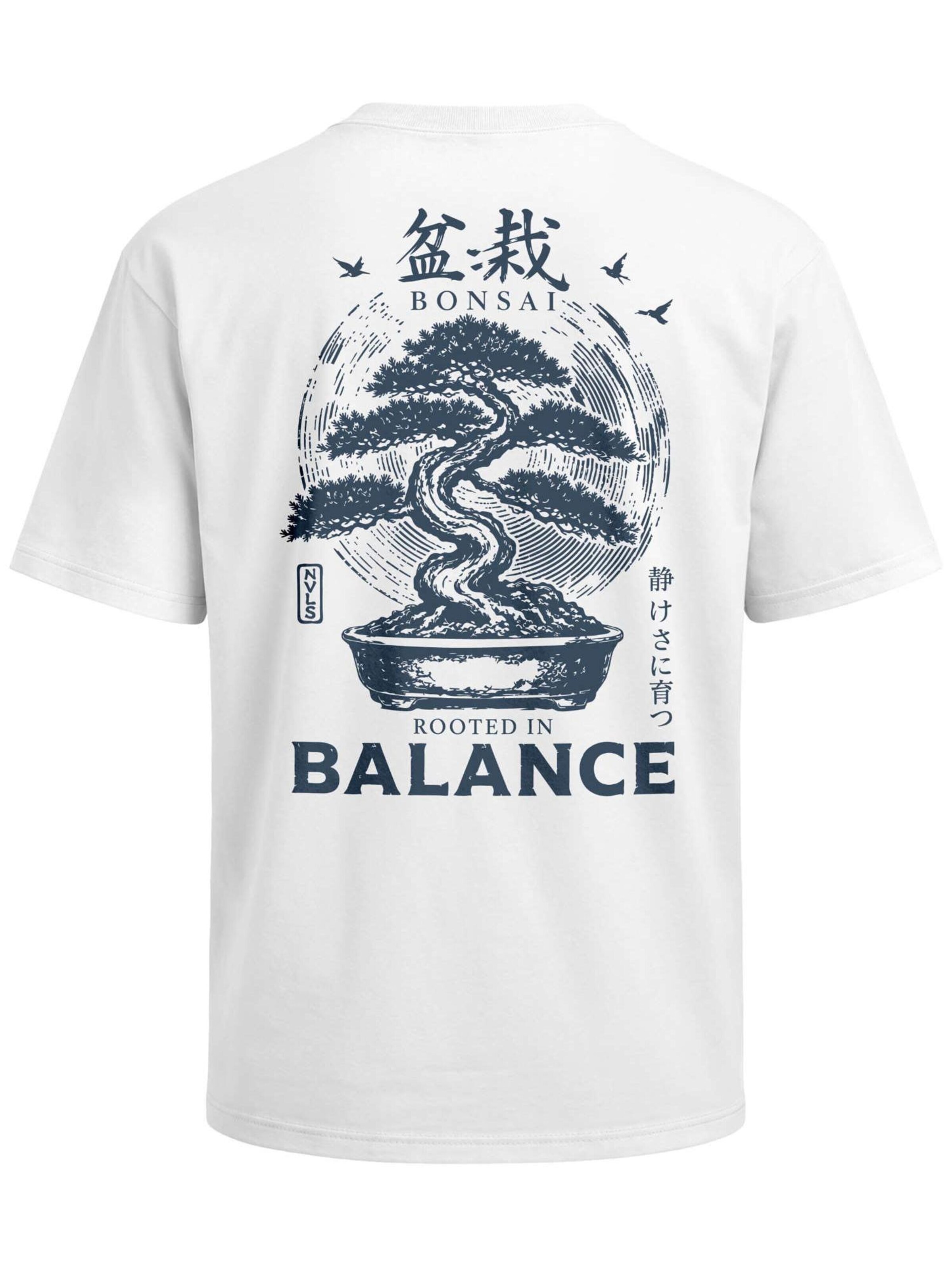 Neverless Shirt 'Bonsai' in White