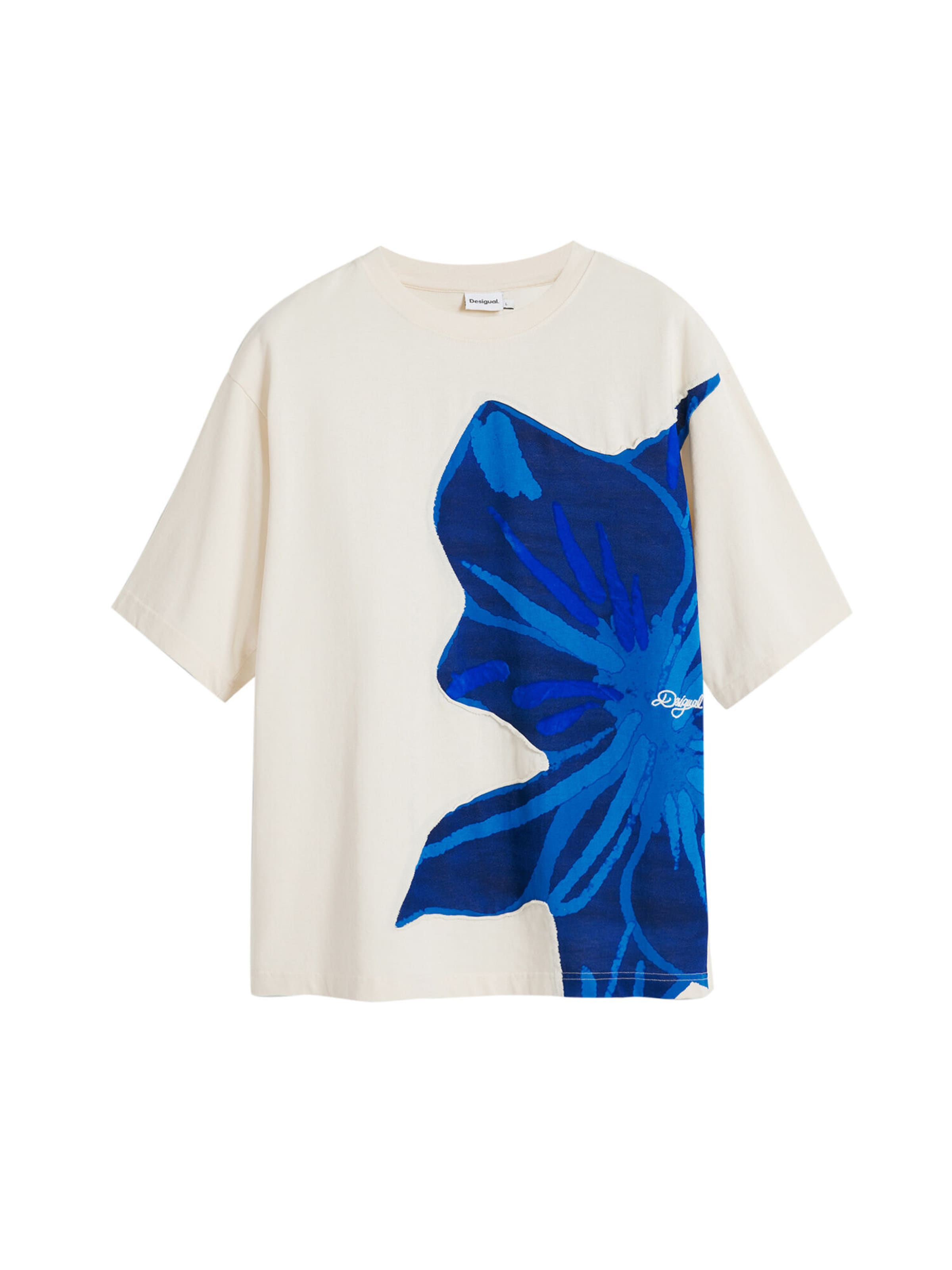 Desigual Tričko – bílá: přední strana