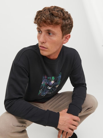 JACK & JONES Суичър 'SILVER LAKE' в черно