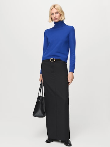 MANGO Sveter 'MARIANA' - Modrá