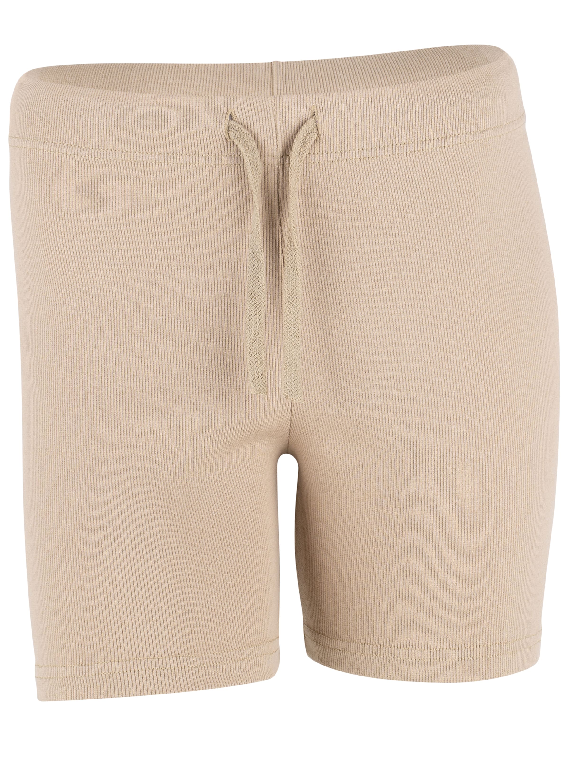 Yenita Slimfit Shorts in Beige: Vorderseite