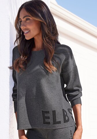 Elbsand Sweater in Grey: front