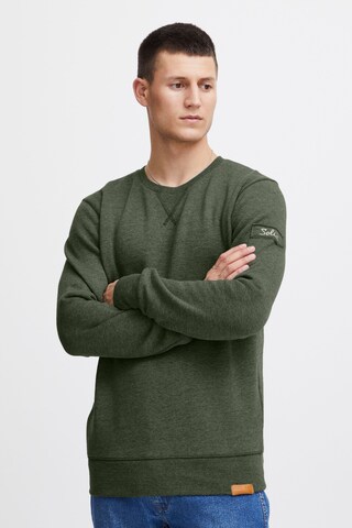 !Solid Sweatshirt 'Trip-O-Neck' in Green: front