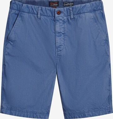 Superdry Chino in Blauw: voorkant