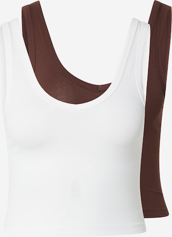 Haut 'Pina' studioselect en marron : devant