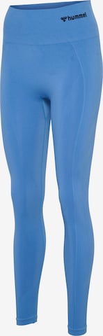 Skinny Pantalon de sport 'Tif' Hummel en bleu