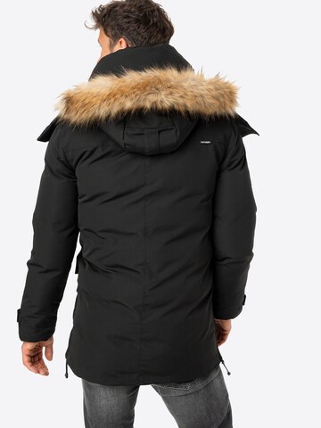 juoda Superdry Žieminė parka 'Everest'