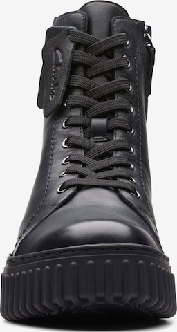 CLARKS Lace-Up Ankle Boots in Black
