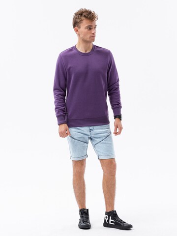 Sweat-shirt 'B978' Ombre en violet